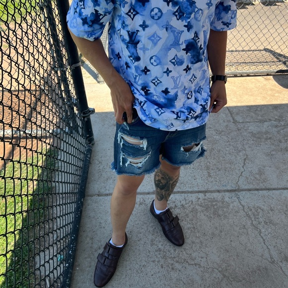 GUCCI GUCCISSIMA GG LEATHER SNEAKER SHOES VELCRO STRAP 091835 MONOGRAM BUCKLE 43 - Picture 10 of 16